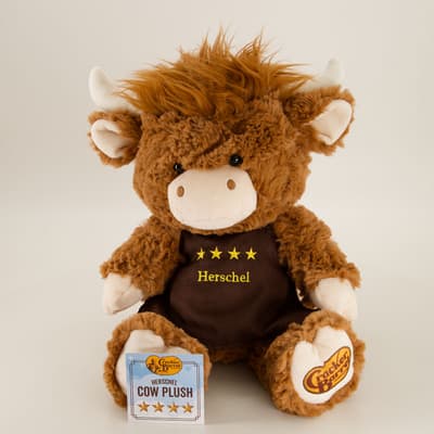 Herschel Highland Cow Cracker Barrel Plush