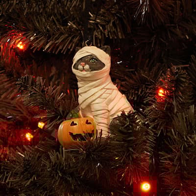 Mummy Cat Ornament