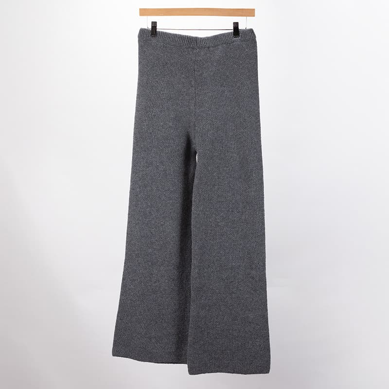 Knit Flare Gray Pants - Cracker Barrel