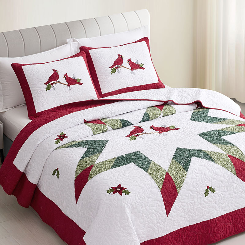 Louisville Cardinals Quilt Blanket - Quilted King