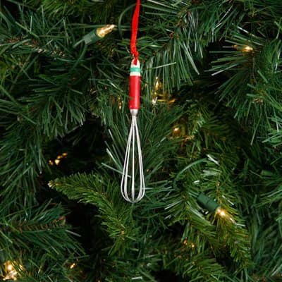 Metal Whisk Ornament