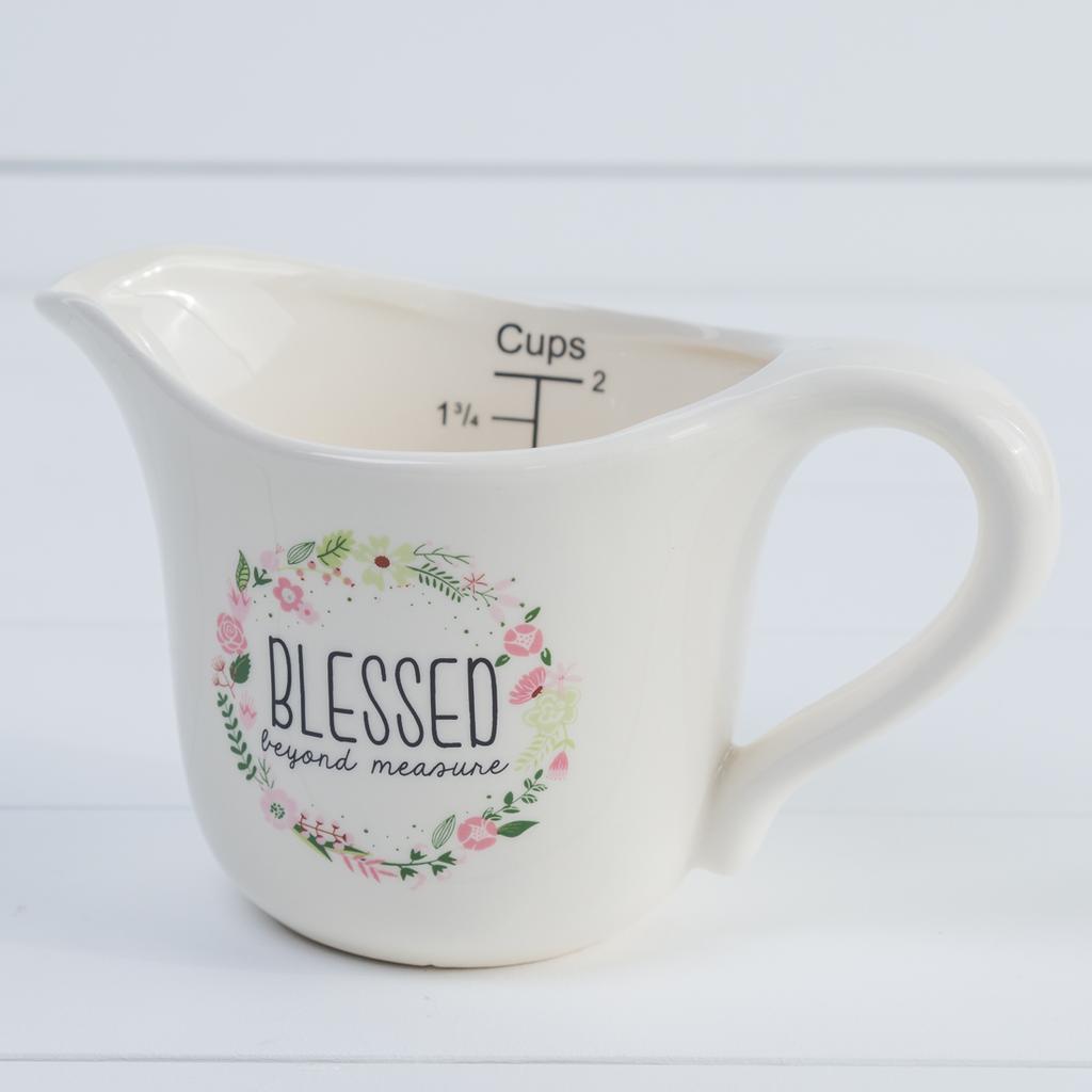 Blessed Beyond Measure, Cups and Spoons Measuring Set 