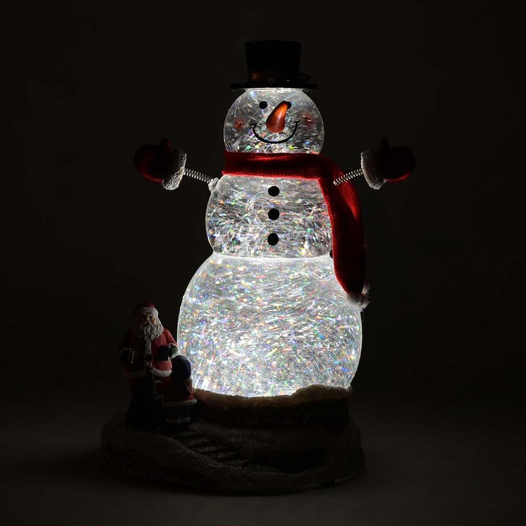 Christmas Alarm Clock Style Glitter Snow Globe Snowman and Snowkids with  Gifts and Christmas Tree Happy Holidays - Bed Bath & Beyond - 39139720