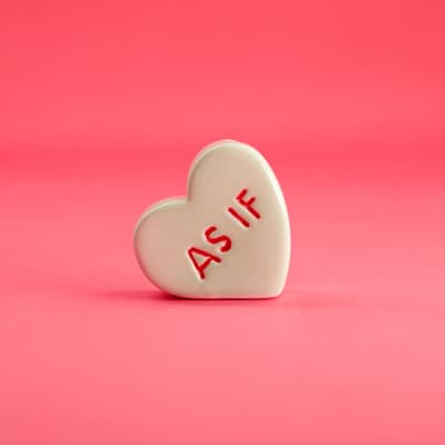 As If Green Heart Mini Salt Shaker