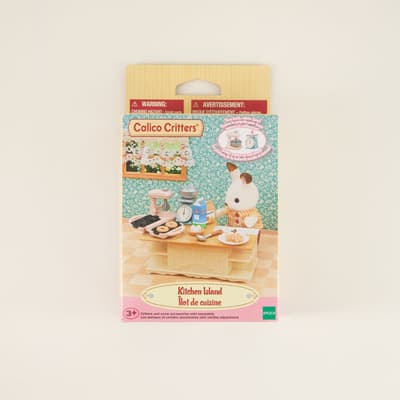 Calico Critters Kitchen Island Playset