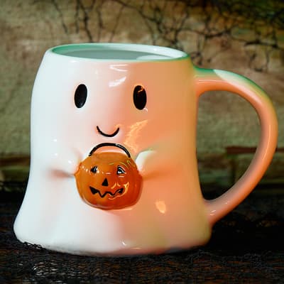 Stoneware Ghost Mug