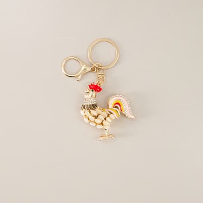 Bling Chicken Keychain