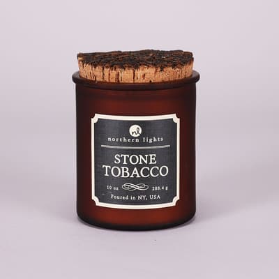 10 Oz. Northern Lights&reg; Stone Tobacco Candle