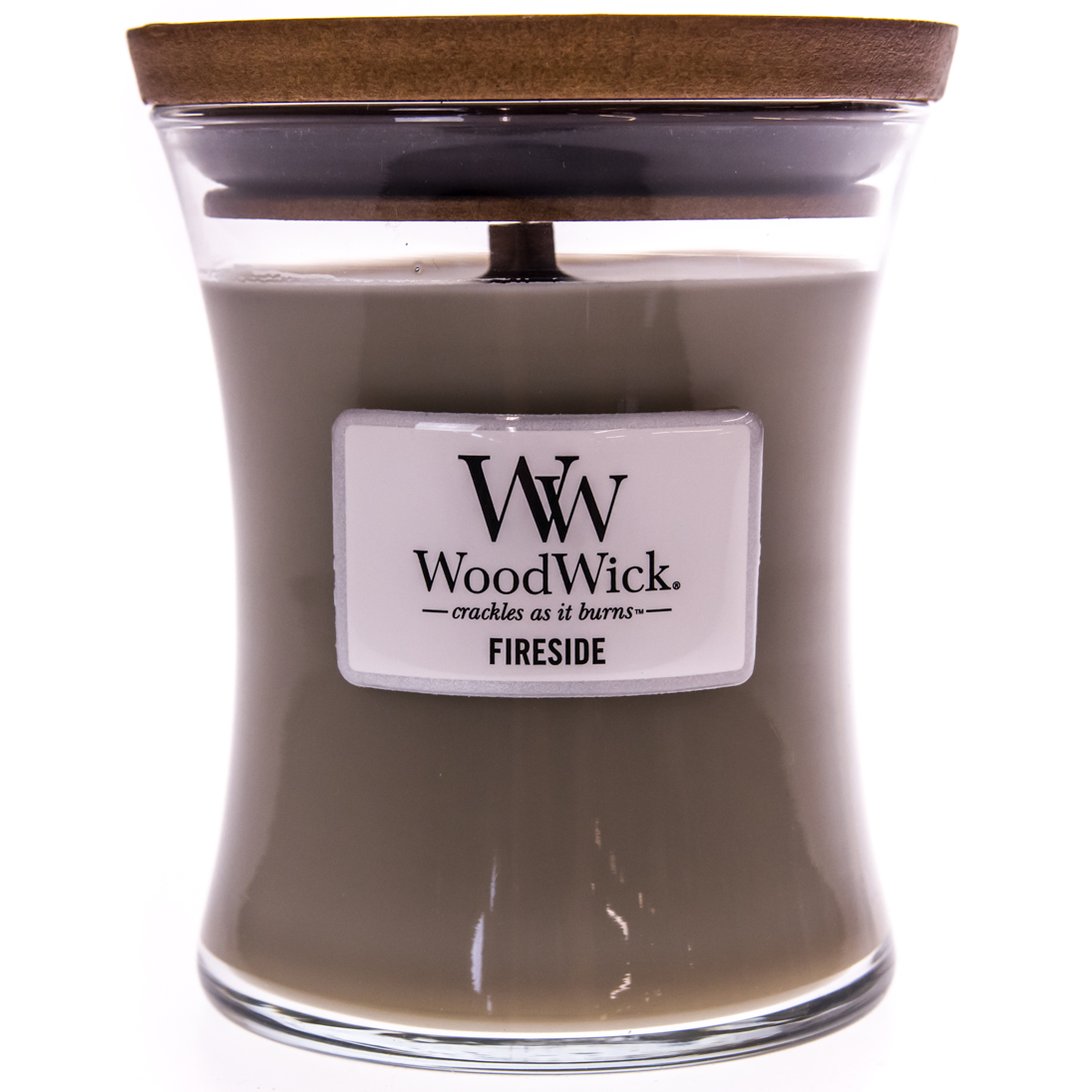 Woodwick Medium Jar Candle Fireside 9.7 Oz.