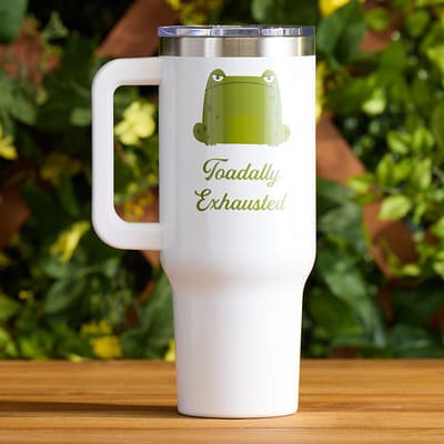 Toadally Exhausted 40 Oz. Tumbler