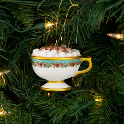 Cocoa Teacup Ornament