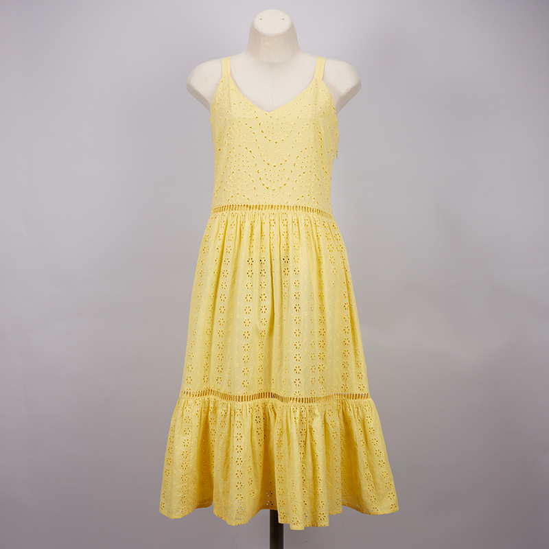 Eyelet Yellow Sundress Cracker Barrel