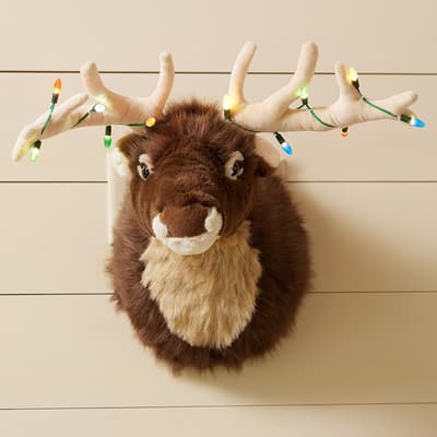 Elk Wall Motion Plush with Lights