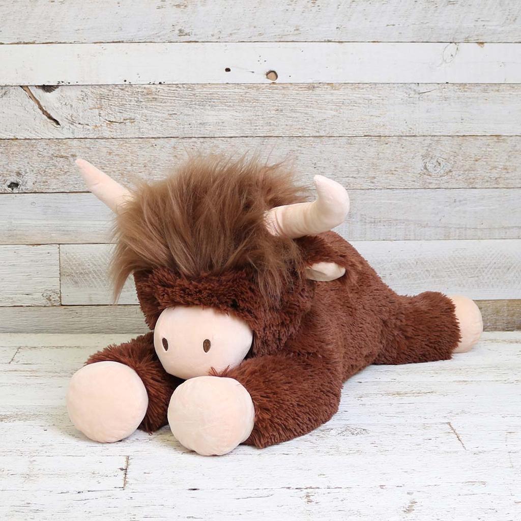 Large highland cow on sale stuffed animal