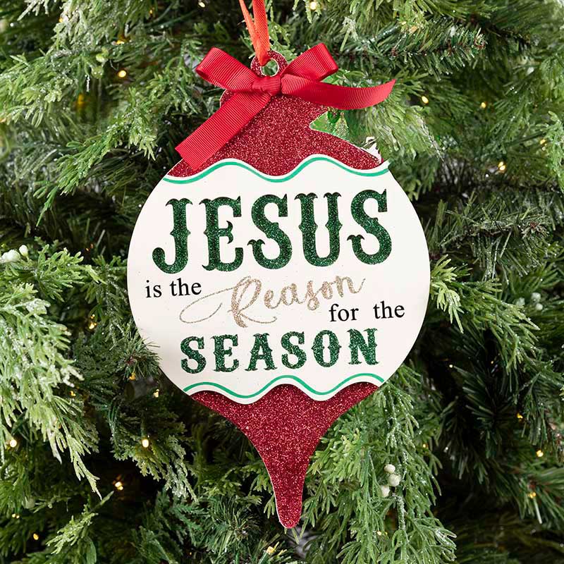 Jesus Is The Reason Sign Ornament - Cracker Barrel