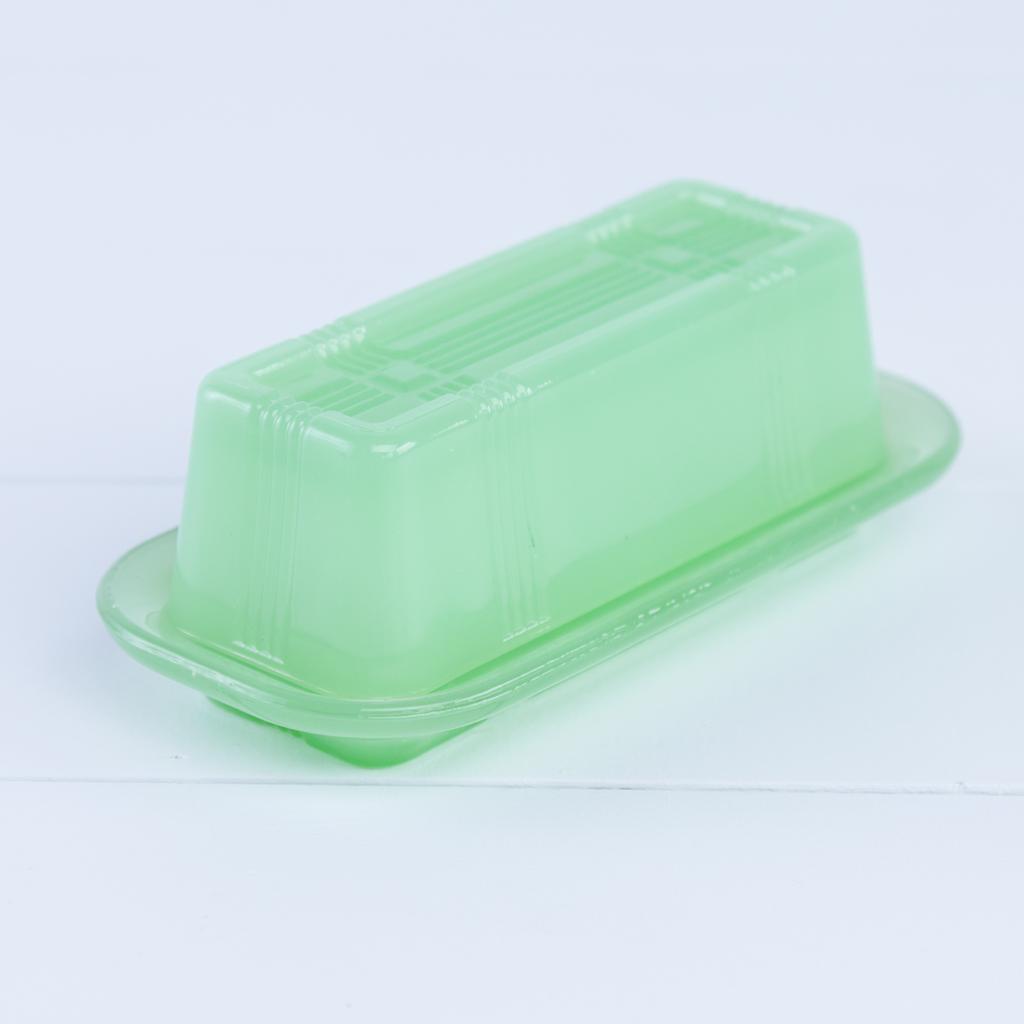 Jadeite Round Butter Dish / Tub: Butter Dishes: Butter Dishes