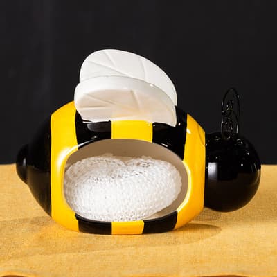 Bee Scrubby Holder with Scrubby