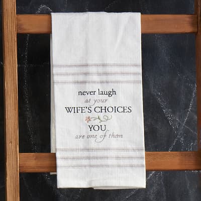 Wifes Choice Tea Towel