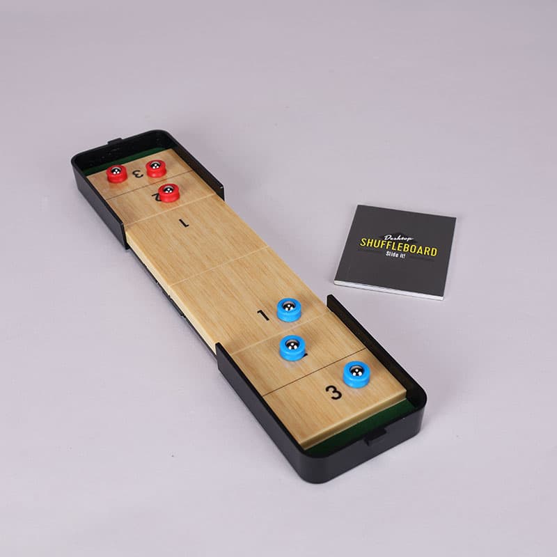 Shuffleboard Rug Game - Classic Shuffle-Board Party Game for All