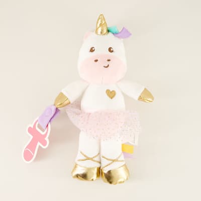 Unicorn Ballerina Plush Paci Holder