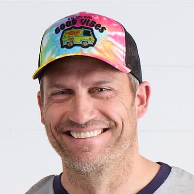 Scooby Good Vibes Tie-Dye Hat