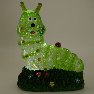 Acrylic Caterpillar Glitter Globe