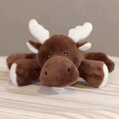 Moose Plush Pacifier Holder