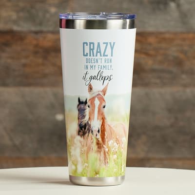 Crazy Gallops 32 Oz. Tumbler