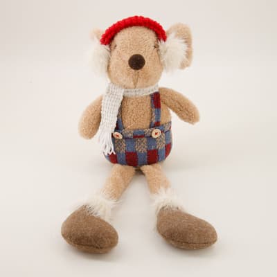 Boy Fabric Sitting Mouse