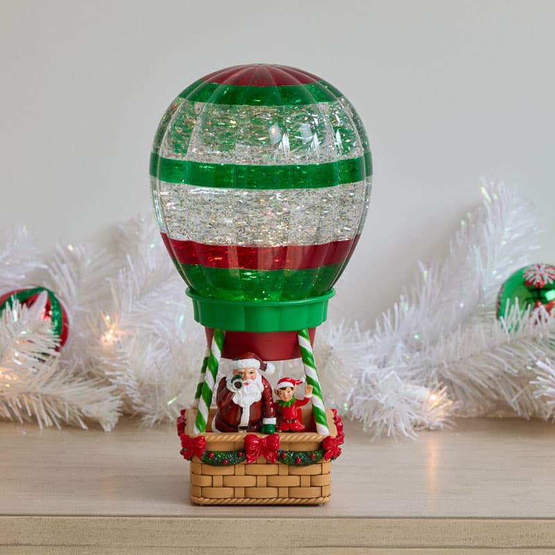 Christmas Balloon Glitter Globe Cracker Barrel