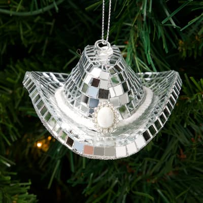 Disco Cowboy Hat Ornament