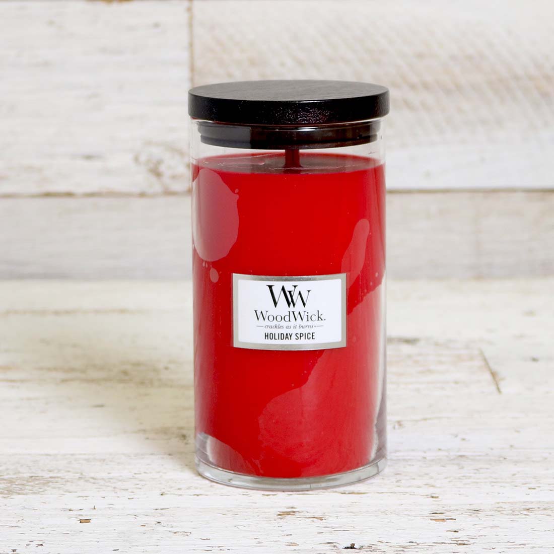 WoodWick Holiday Spice Madison Jar Candle Cracker Barrel