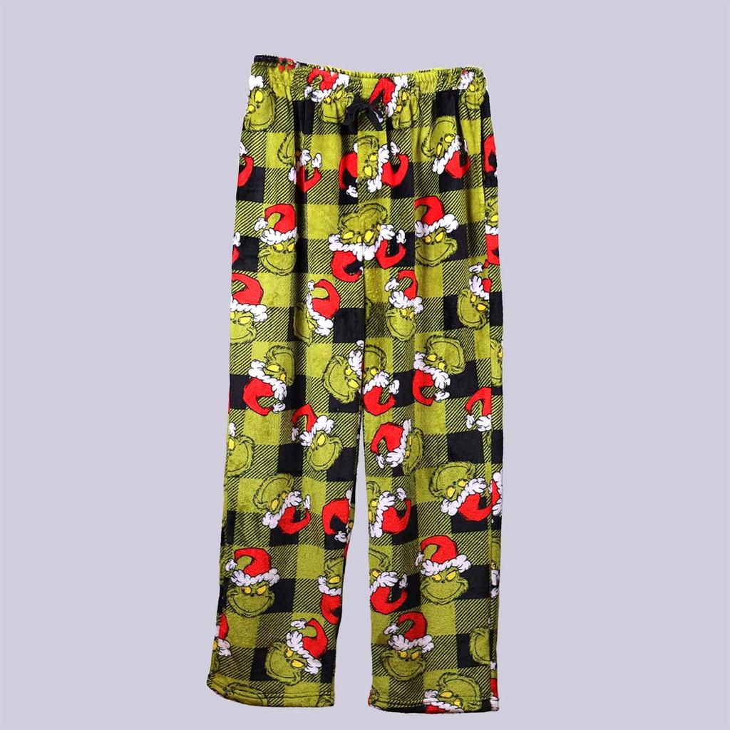 Grinch Buffalo Check Lounge Pant Cracker Barrel