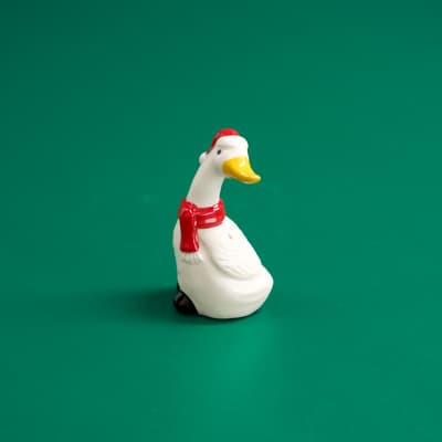 Christmas Goose Mini Salt Shaker
