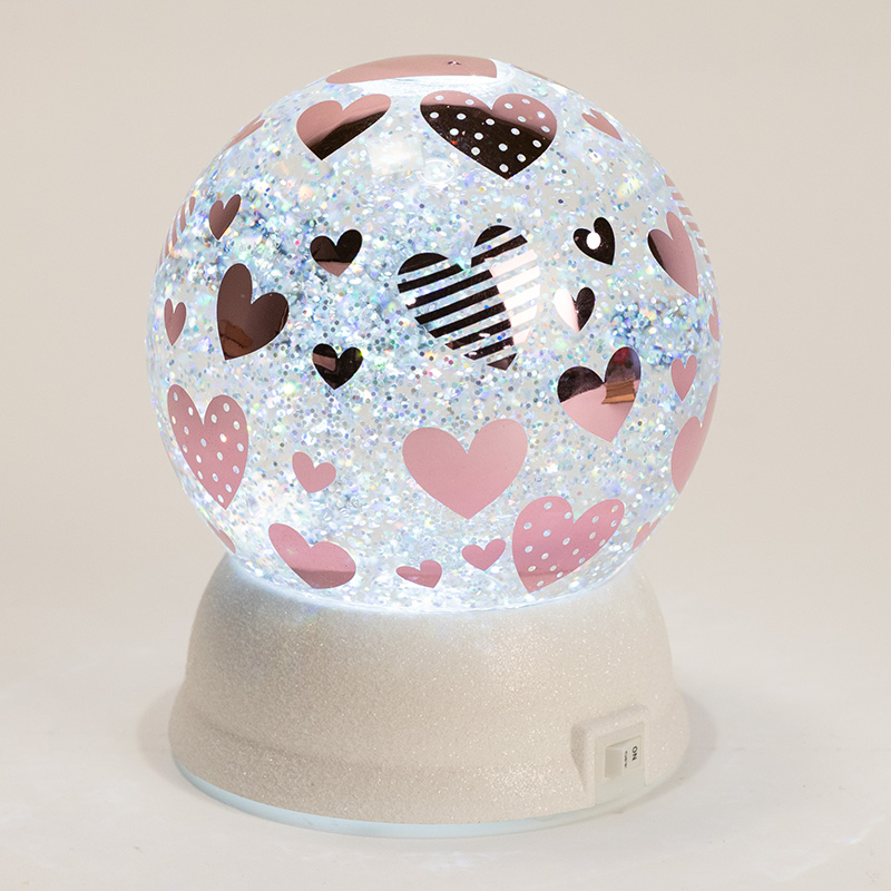 Acrylic Snowflakes and Stars Glitter Globe Snow Globe - Cracker Barrel