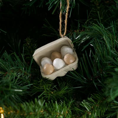 Eggs In Carton Ornament