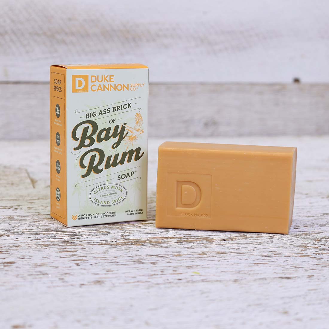 Duke Cannon Big Ass Brick of Soap Bay Rum