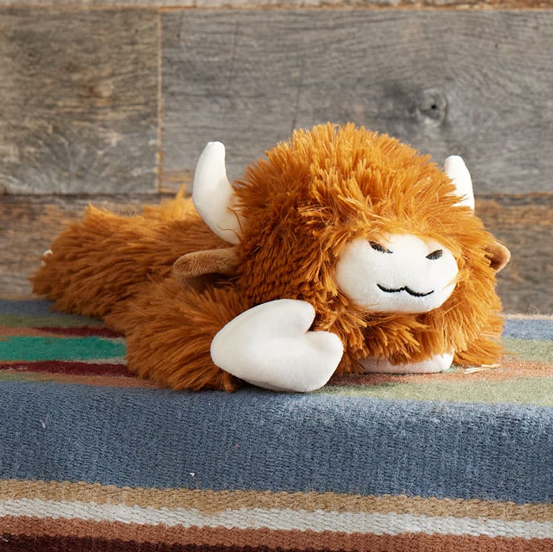 Highland Cow Dog Toy Cracker Barrel