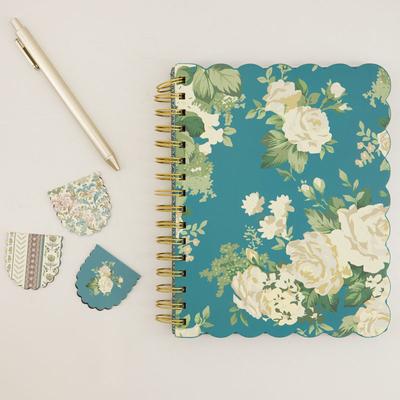 Spiral Notebook with Magnetic Bookmark