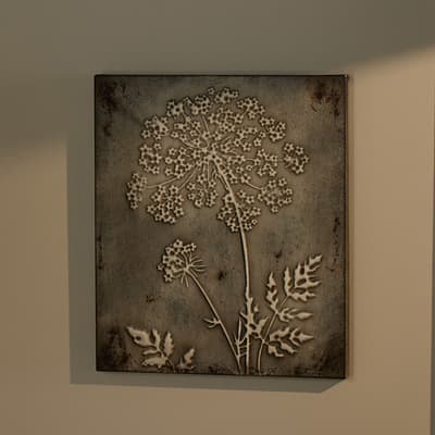 Metal Floral Wall Decor