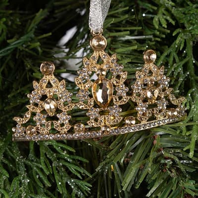Jeweled Tiara Ornament
