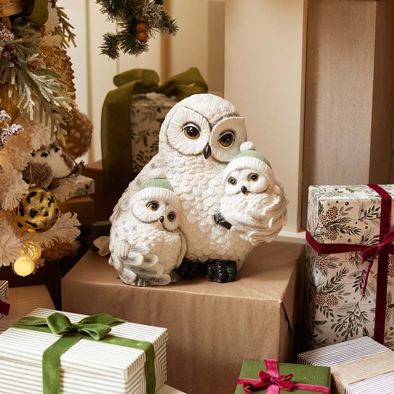 Owls and Babies Statue Cracker Barrel