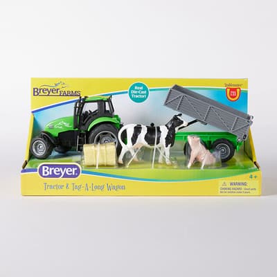 Breyer Tractor with Wagon Set