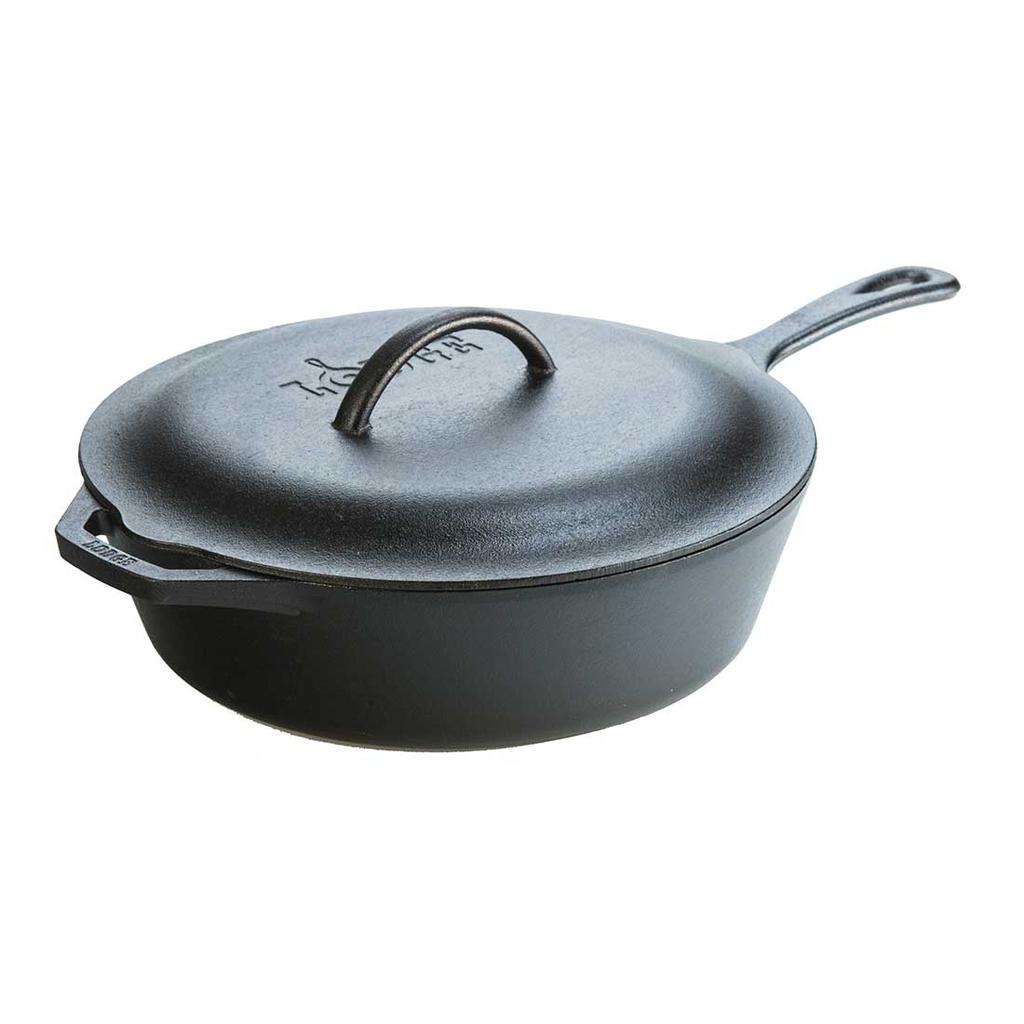 Lodge Deep Cast Iron Skillet + Reviews | Crate & Barrel