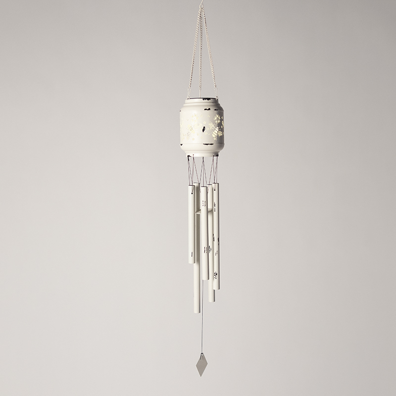 Iron Bee Solar Wind Chime Cracker Barrel