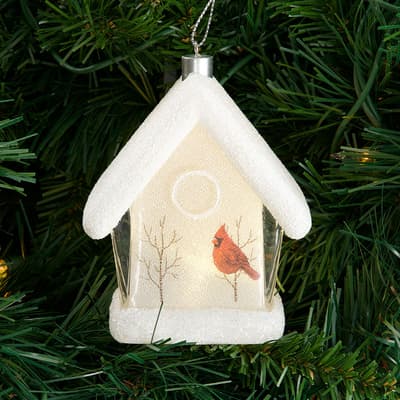 Light Up Birdhouse Ornament