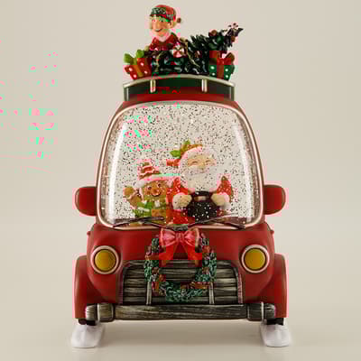 Truck Front Glitter Globe