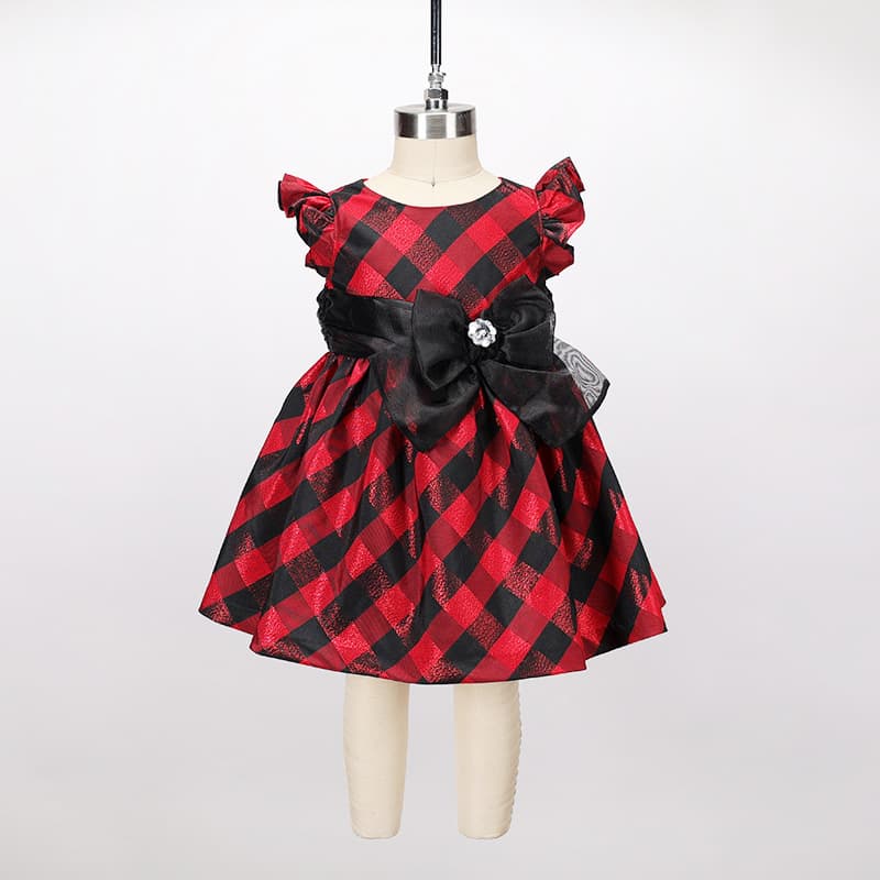 Infant buffalo plaid outlet dress