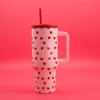 Heart Lollipop 40 Oz. Tumbler