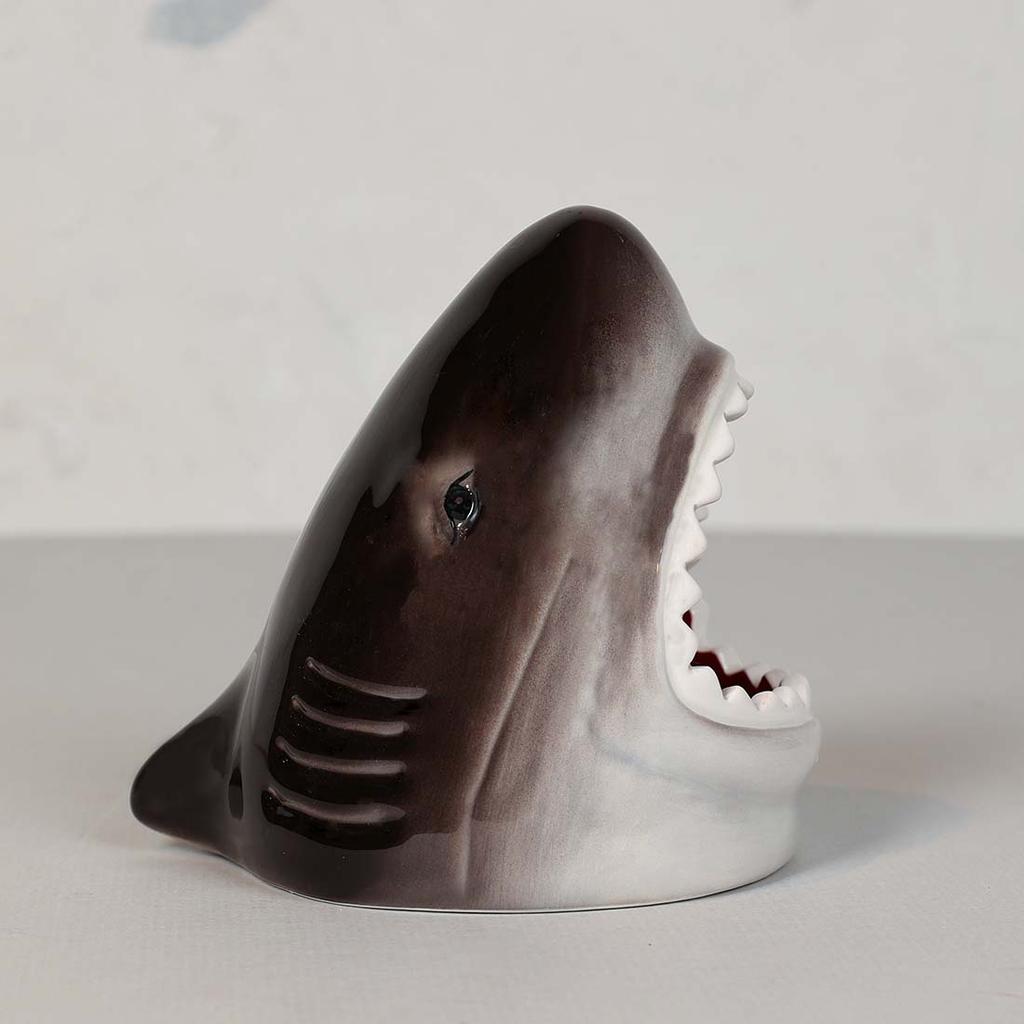 Ceramic Shark Scrubby Holder